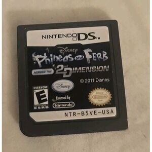 Phineas and Ferb: Across the 2nd Dimension Authentic, Tested (Nintendo DS, 2011)